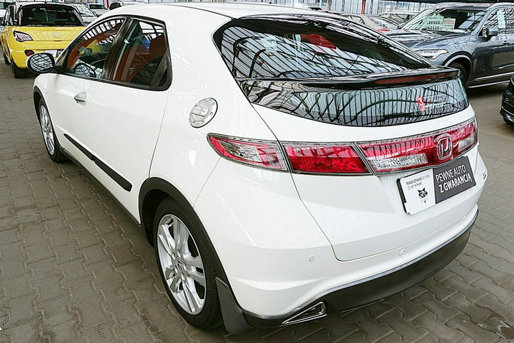 Honda Civic 1.8i 16V 140KM INSTALACJA GAZOWA do 2033 Roku Biała PERŁA Kraj Bezwyp zdjęcie 53