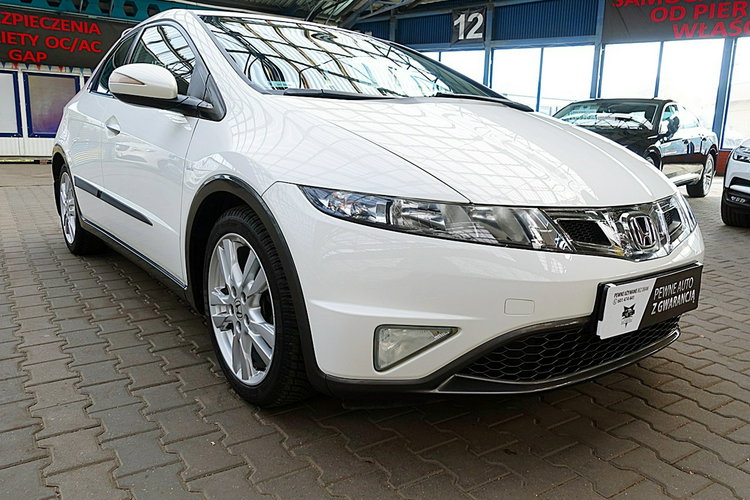 Honda Civic 1.8i 16V 140KM INSTALACJA GAZOWA do 2033 Roku Biała PERŁA Kraj Bezwyp zdjęcie 5