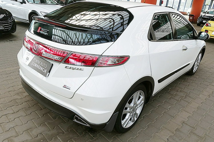 Honda Civic 1.8i 16V 140KM INSTALACJA GAZOWA do 2033 Roku Biała PERŁA Kraj Bezwyp zdjęcie 69