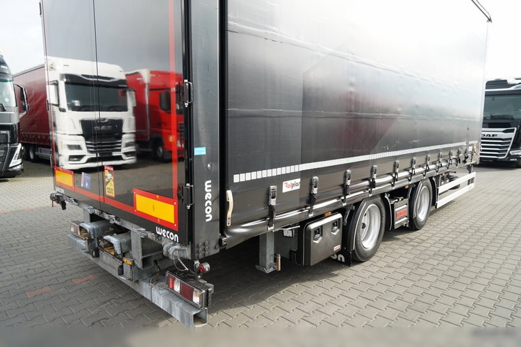 Wecon  / PRZYCZEPA - 7.7 M / TANDEM / PRZEJAZDOWA  / OŚ PODNOSZONA / SAF /  2023 ROK zdjęcie 14