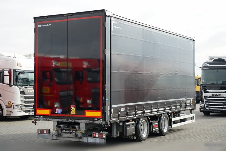Wecon  / PRZYCZEPA - 7.7 M / TANDEM / PRZEJAZDOWA  / OŚ PODNOSZONA / SAF /  2023 ROK zdjęcie 6