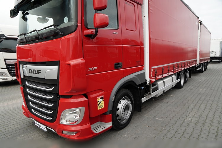DAF XF 480 / ZESTAW TANDEM / 120 M3 / PRZEJAZDOWY / 6x2 / OŚ PODNOSZONA / WIELTON / SAF 2021 R zdjęcie 13