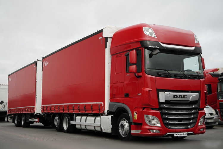DAF XF 480 / ZESTAW TANDEM / 120 M3 / PRZEJAZDOWY / 6x2 / OŚ PODNOSZONA / WIELTON / SAF 2021 R zdjęcie 7