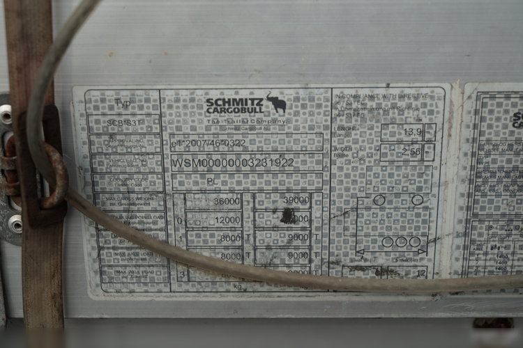 Schmitz -CARGOBULL / FIRANKA / STANDARD /  OS PODNOSZONA  zdjęcie 26