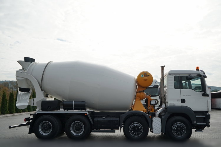 MAN TGS 32.400 / 8x4 / BETONOMIESZARKA SCHWING STETTER  / GRUSZKA 9M3 / KAMERA COFANIA  zdjęcie 9