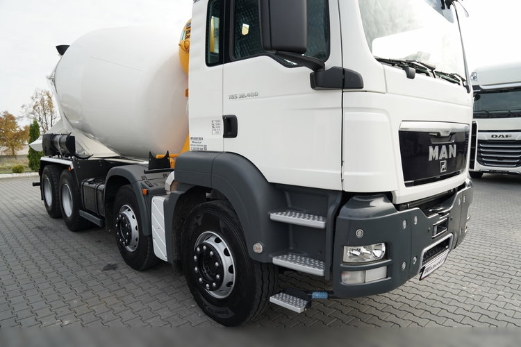 MAN TGS 32.400 / 8x4 / BETONOMIESZARKA SCHWING STETTER  / GRUSZKA 9M3 / KAMERA COFANIA  zdjęcie 10