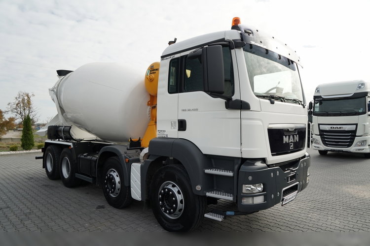 MAN TGS 32.400 / 8x4 / BETONOMIESZARKA SCHWING STETTER  / GRUSZKA 9M3 / KAMERA COFANIA  zdjęcie 2