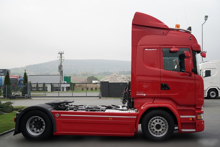 Scania R 520 / V8 / HYDRAULIKA / RETARDER / CAŁA NA PODUSZKACH / NAVI  zdjęcie 9