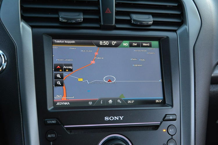 Ford Mondeo Full Led Radar ACC Wentylacja Skóry Navi Kamera Panorama Sony zdjęcie 28