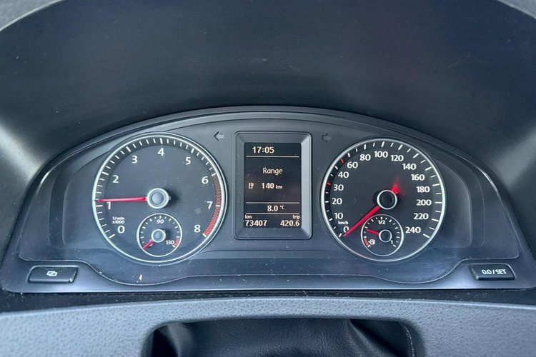 Volkswagen Transporter T5 FL 2.0 MPI 115KM benzyna 3 osobowy 73 407 przebiegu zdjęcie 13