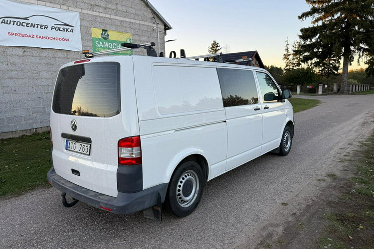 Volkswagen Transporter T5 FL 2.0 MPI 115KM benzyna 3 osobowy 73 407 przebiegu zdjęcie 5
