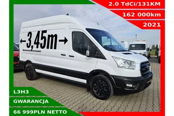 Ford transit L3H3 66999zł NETTO 2.0TdCi/131KM