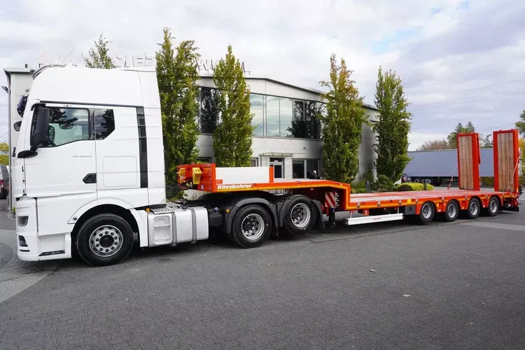 MAN TGX 28.510 6×2 / FABRYCZNIE NOWA NACZEPA niskopodwoziowa Kässbohrer LB3E / 2025 / DMC 65 T zdjęcie 3