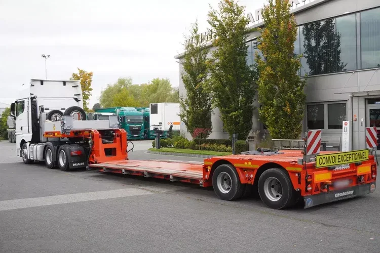 MAN TGX 28.510 6×2 / Naczepa niskopodwoziowa Kässbohrer LB2 TIEF-BETT / naczepa rozsuwana 16.5 m / DMC 65 t / osie skrętne zdjęcie 19