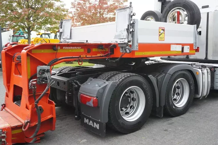 MAN TGX 28.510 6×2 / Naczepa niskopodwoziowa Kässbohrer LB2 TIEF-BETT / naczepa rozsuwana 16.5 m / DMC 65 t / osie skrętne zdjęcie 31