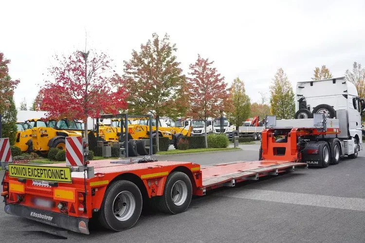 MAN TGX 28.510 6×2 / Naczepa niskopodwoziowa Kässbohrer LB2 TIEF-BETT / naczepa rozsuwana 16.5 m / DMC 65 t / osie skrętne zdjęcie 17