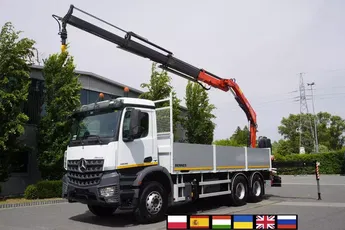 Mercedes Arocs 2633 burtowy / HDS FASSI F155A.0.23 / PILOT / 230 tys. km