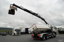 MAN TGS 35.420 / 8x4 / WYWROTKA 2 STRONNA / HYDROBURTA / BORDMATIC  + HDS HIAB 148 B-3 / Wysów 10 m / / CHWYTAK / EURO 6 zdjęcie 9