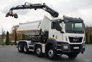 MAN TGS 35.420 / 8x4 / WYWROTKA 2 STRONNA / HYDROBURTA / BORDMATIC  + HDS HIAB 148 B-3 / Wysów 10 m / / CHWYTAK / EURO 6 zdjęcie 11
