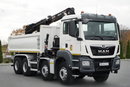 MAN TGS 35.420 / 8x4 / WYWROTKA 2 STRONNA / HYDROBURTA / BORDMATIC  + HDS HIAB 148 B-3 / Wysów 10 m / / CHWYTAK / EURO 6 zdjęcie 16