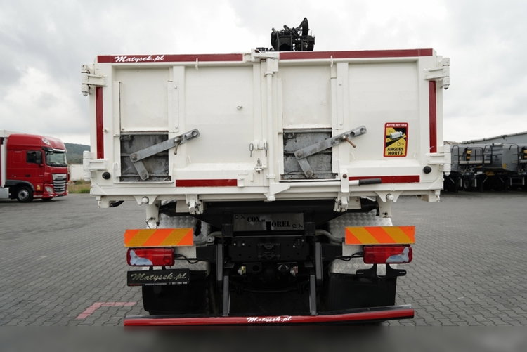 MAN TGS 35.420 / 8x4 / WYWROTKA 2 STRONNA / HYDROBURTA / BORDMATIC  + HDS HIAB 148 B-3 / Wysów 10 m / / CHWYTAK / EURO 6 zdjęcie 22