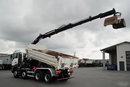 MAN TGS 35.420 / 8x4 / WYWROTKA 2 STRONNA / HYDROBURTA / BORDMATIC  + HDS HIAB 148 B-3 / Wysów 10 m / / CHWYTAK / EURO 6 zdjęcie 3
