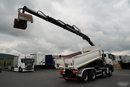 MAN TGS 35.420 / 8x4 / WYWROTKA 2 STRONNA / HYDROBURTA / BORDMATIC  + HDS HIAB 148 B-3 / Wysów 10 m / / CHWYTAK / EURO 6 zdjęcie 4