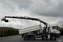 MAN TGS 35.420 / 8x4 / WYWROTKA 2 STRONNA / HYDROBURTA / BORDMATIC  + HDS HIAB 148 B-3 / Wysów 10 m / / CHWYTAK / EURO 6 zdjęcie 5