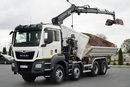 MAN TGS 35.420 / 8x4 / WYWROTKA 2 STRONNA / HYDROBURTA / BORDMATIC  + HDS HIAB 148 B-3 / Wysów 10 m / / CHWYTAK / EURO 6 zdjęcie 7