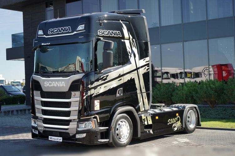 Scania S 500 / RETARDER / KLIMA POSTOJOWA / CAŁA NA PODUSZKACH / OPONY 100% zdjęcie 4
