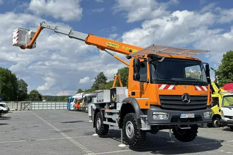 Mercedes Atego 718 E6 4x4 Zwyżka PALFINGER P210 BK Podnośnik Koszowy zdjęcie 11