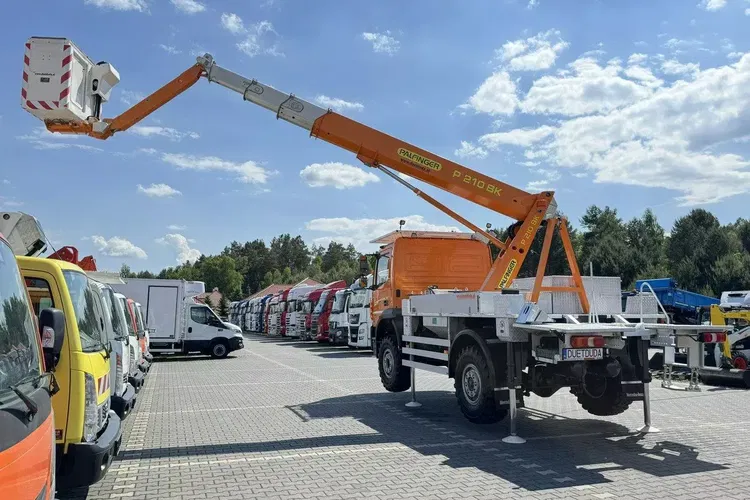 Mercedes Atego 718 E6 4x4 Zwyżka PALFINGER P210 BK Podnośnik Koszowy zdjęcie 23