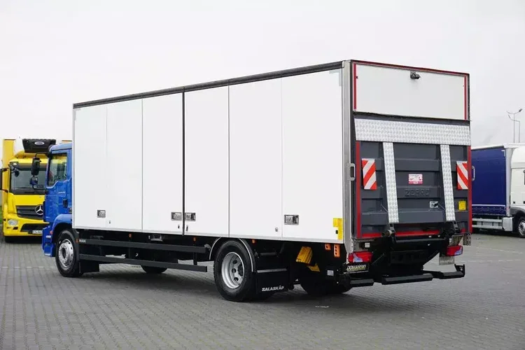 MAN TGM / 18.250 / EURO 6 / IZOTERMA + WINDA / 19 PALET / OTWIERANY BOK zdjęcie 6