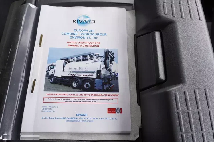 MAN TGS 26.360 E6 / Zabudowa WUKO Rivard 18 m3 / 180 tys. km / oś skrętna zdjęcie 10