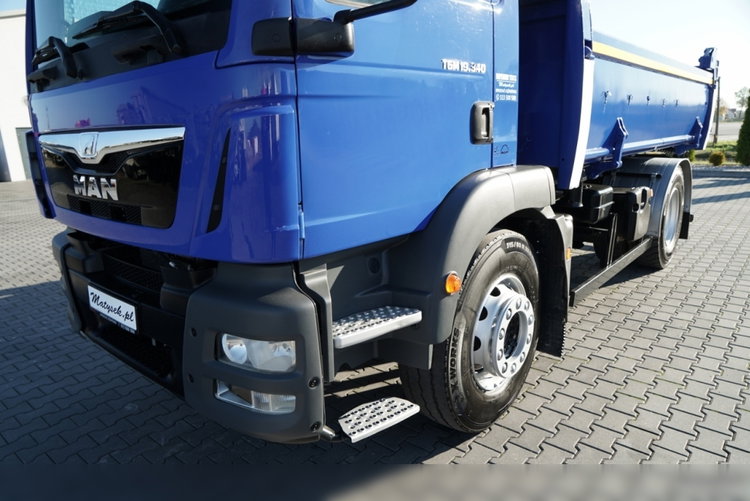 MAN TGM 19.340 / 4X2 / WYWROTKA  2 - STRONNA / BORDMATIC / HYDROBURTA /  zdjęcie 17