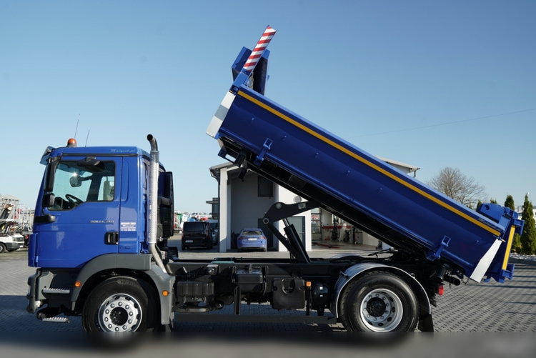MAN TGM 19.340 / 4X2 / WYWROTKA  2 - STRONNA / BORDMATIC / HYDROBURTA /  zdjęcie 2