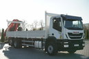 Iveco STRALIS 460 / 6X2 / SKRZYNIOWY 8.1 m + HDS FASSI. F185 MAX UDŹWIG 5 500 KG / STEROWANIE RADIOWE / ROTATOR  zdjęcie 11