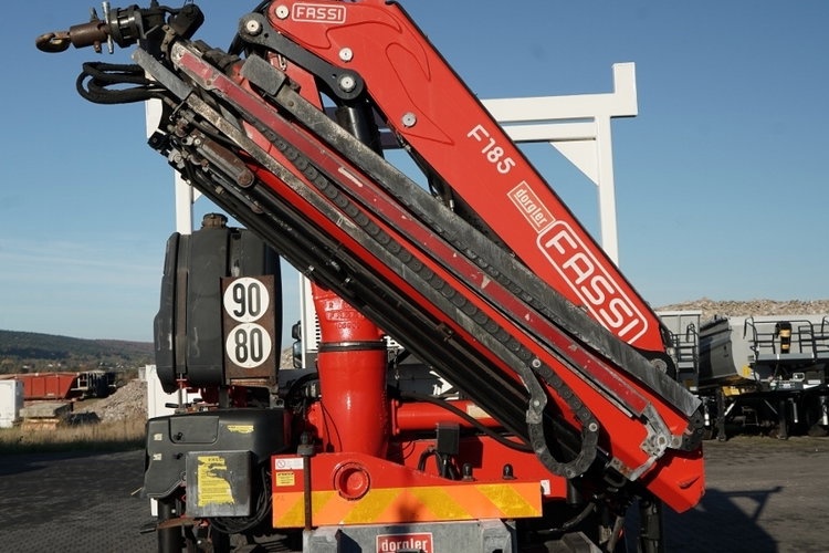 Iveco STRALIS 460 / 6X2 / SKRZYNIOWY 8.1 m + HDS FASSI. F185 MAX UDŹWIG 5 500 KG / STEROWANIE RADIOWE / ROTATOR  zdjęcie 17