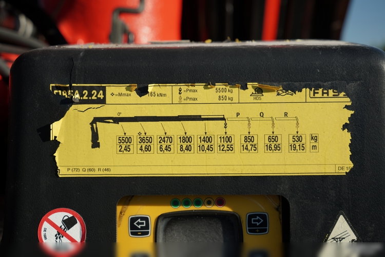 Iveco STRALIS 460 / 6X2 / SKRZYNIOWY 8.1 m + HDS FASSI. F185 MAX UDŹWIG 5 500 KG / STEROWANIE RADIOWE / ROTATOR  zdjęcie 24