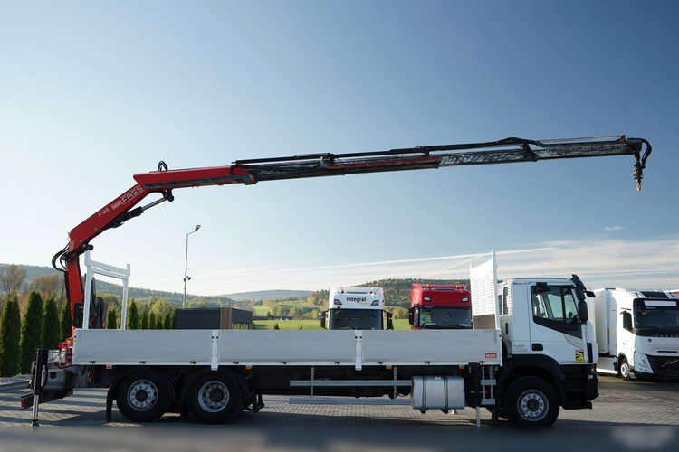 Iveco STRALIS 460 / 6X2 / SKRZYNIOWY 8.1 m + HDS FASSI. F185 MAX UDŹWIG 5 500 KG / STEROWANIE RADIOWE / ROTATOR  zdjęcie 6