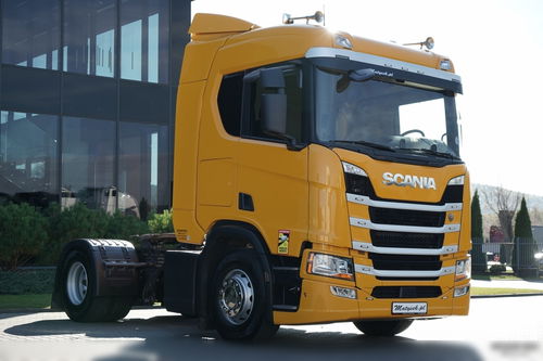 Scania R 500 / RETARDER / CAŁA NA PODUSZKACH / NISKA KABINA