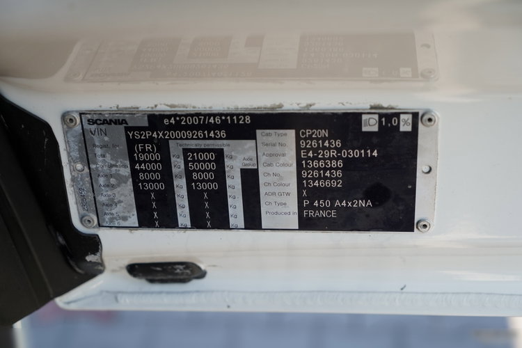 Scania P 450 / RETARDER / HYDRAULIKA / NISKA KABINA   zdjęcie 36