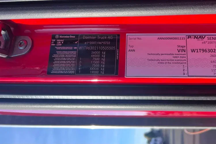 Mercedes ACTROS MP5 euro6 6x2 jumbo zestaw 120m 38palet zdjęcie 16