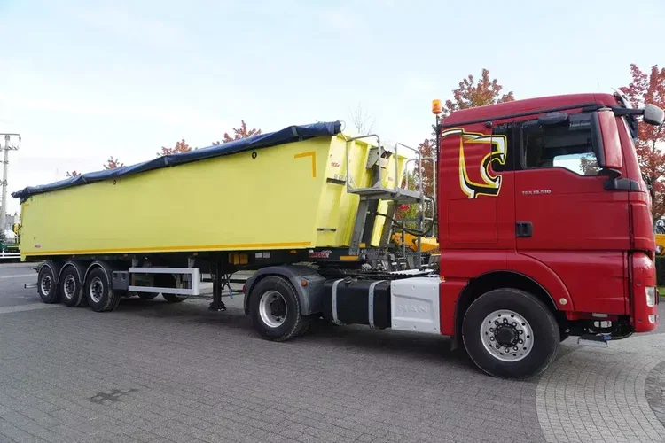 MAN TGX 18.510 4×4 / Naczepa wywrotka MEGA 46 m3 / Kab. sypialna zdjęcie 5