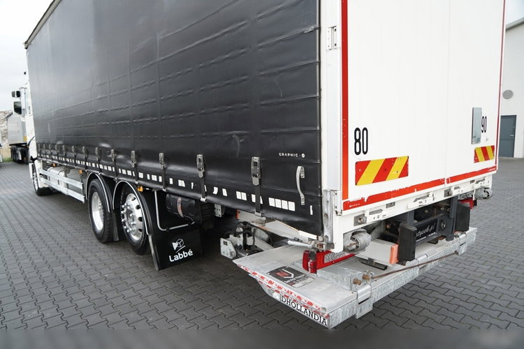 Renault T 440 / 6X2 / SOLÓWKA / FIRANKA 9.5 M / KLIMA POSTOJOWA / WINDA / ALUFELGI / OŚ PODNOSZONA zdjęcie 14