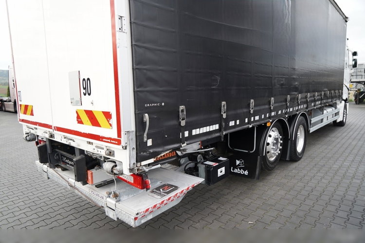 Renault T 440 / 6X2 / SOLÓWKA / FIRANKA 9.5 M / KLIMA POSTOJOWA / WINDA / ALUFELGI / OŚ PODNOSZONA zdjęcie 15