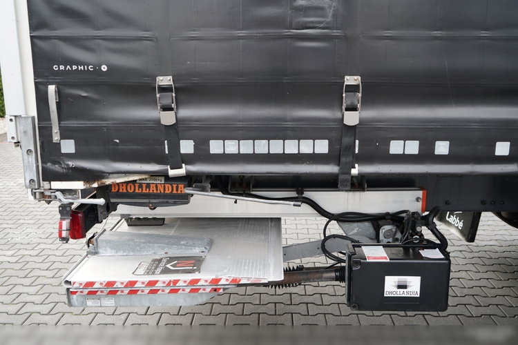 Renault T 440 / 6X2 / SOLÓWKA / FIRANKA 9.5 M / KLIMA POSTOJOWA / WINDA / ALUFELGI / OŚ PODNOSZONA zdjęcie 17