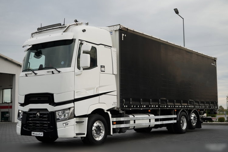 Renault T 440 / 6X2 / SOLÓWKA / FIRANKA 9.5 M / KLIMA POSTOJOWA / WINDA / ALUFELGI / OŚ PODNOSZONA zdjęcie 2