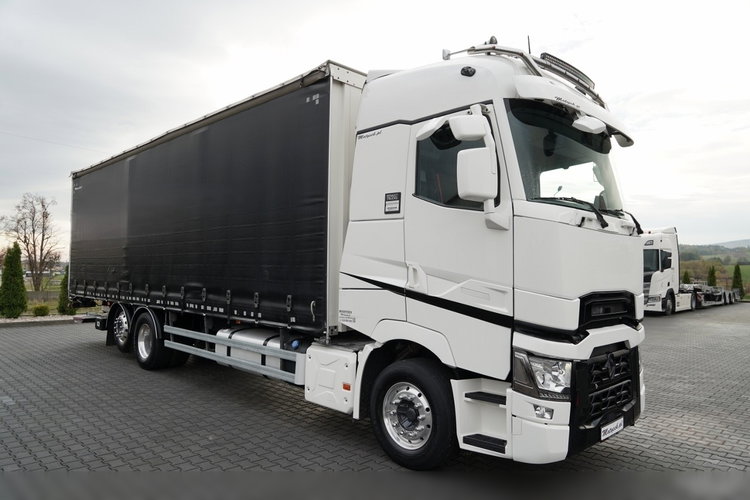 Renault T 440 / 6X2 / SOLÓWKA / FIRANKA 9.5 M / KLIMA POSTOJOWA / WINDA / ALUFELGI / OŚ PODNOSZONA zdjęcie 8