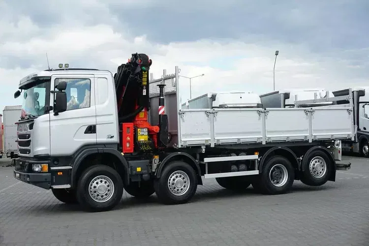 Scania G 400 / E 5 / 8 X 4 / 4 x 4 / WYWROTKA + HDS / TRIDEM / PALFINGER PK 26002 / MANUAL zdjęcie 25